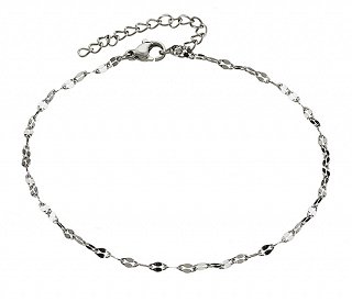 Aλυσίδα ποδιού ατσάλινη απλή