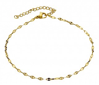 Aλυσίδα ποδιού ατσάλινη απλή