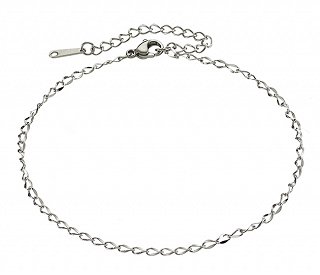 Aλυσίδα ποδιού ατσάλινη απλή