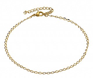 Aλυσίδα ποδιού ατσάλινη απλή