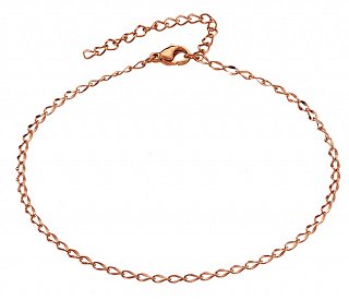 Aλυσίδα ποδιού ατσάλινη απλή