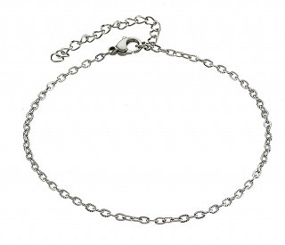 Aλυσίδα ποδιού ατσάλινη απλή