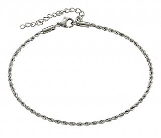 Aλυσίδα ποδιού ατσάλινη απλή