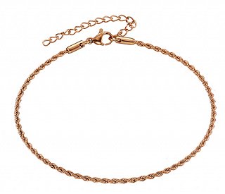 Aλυσίδα ποδιού ατσάλινη απλή