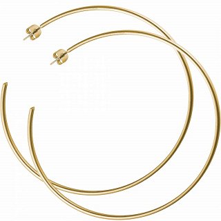 Σκουλαρίκια κρίκοι ατσάλινοι 9cm