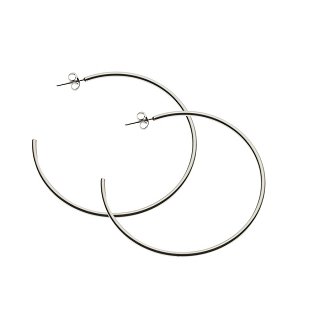 Σκουλαρίκια κρίκοι ατσάλινοι 4cm