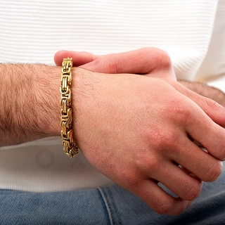 Βραχιόλι ατσάλινο ανδρικό