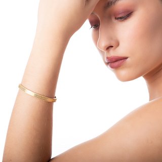 Oxzen χειροπέδα ατσάλινη διαμανταρισμένη