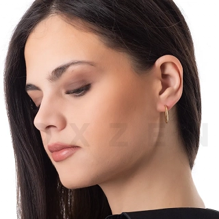 Σκουλαρίκια κρίκοι από ανοξείδωτο ατσάλι