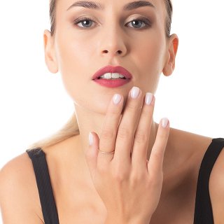 Δαχτυλίδι ολόβερο με πέτρες zircon