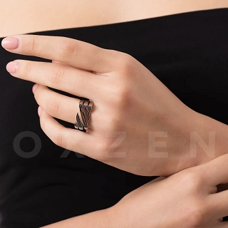 Γυναικείο δαχτυλίδι από ανοξείδωτο ατσάλι