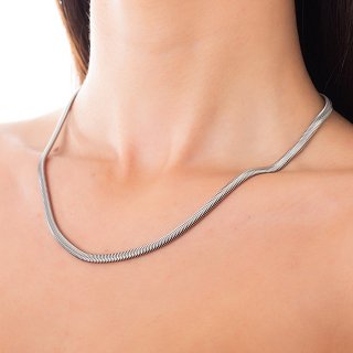 Αλυσίδα λαιμού ατσάλι γυναικεία Snake