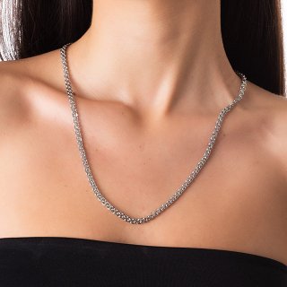 Αλυσίδα λαιμού ατσάλι γυναικεία 60cm