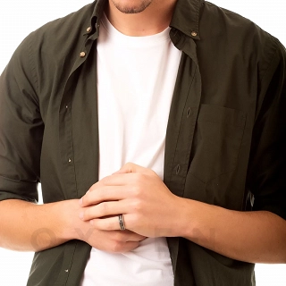 Δαχτυλίδι ατσάλι ανδρική βέρα σκαλιστή