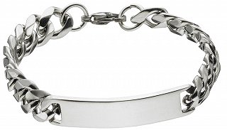 Cuban Link βραχιόλι ατσάλινο unisex ταυτότητα