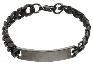 Cuban Link βραχιόλι ατσάλινο unisex ταυτότητα