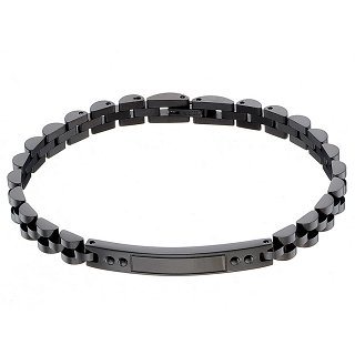 Oxzen ανδρικό βραχιόλι από ανοξείδωτο ατσάλι, ταυτότητα