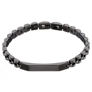 Oxzen ανδρικό βραχιόλι από ανοξείδωτο ατσάλι, ταυτότητα