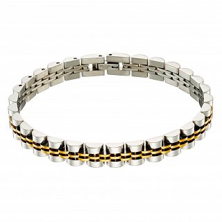 Βραχιόλι ανδρικό από ανοξείδωτο ατσάλι αλυσίδα