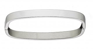 Oxzen χειροπέδα ατσάλινη τετραγωνισμένη