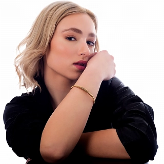 Βραχιόλι γυναικείο από ανοξείδωτο ατσάλι χειροπέδα σπείρα με ματ φινίρισμα