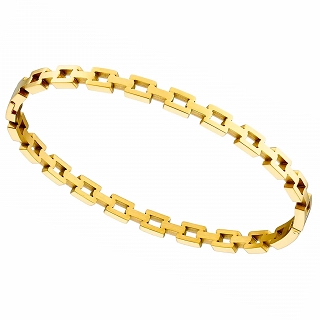 Βραχιόλι γυναικείο από ανοξείδωτο ατσάλι αλυσίδα, χειροπέδα με κούμπωμα