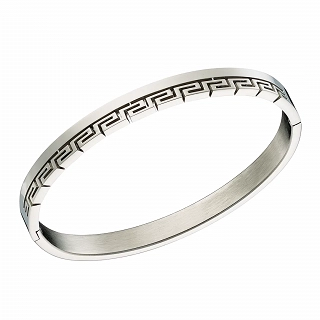 Βραχιόλι γυναικείο από ανοξείδωτο ατσάλι χειροπέδα με μαίανδρο