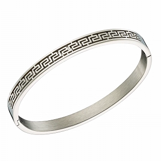 Βραχιόλι γυναικείο από ανοξείδωτο ατσάλι χειροπέδα με μαίανδρο