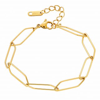 Oxzen ατσάλινο βραχιόλι λουστρέ