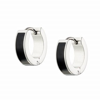 Σκουλαρίκια κρικάκια μικρά ατσάλινα 10mm με σμάλτο