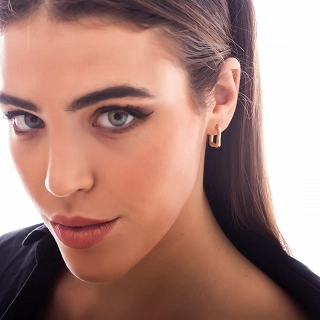 Σκουλαρίκια κρίκοι ατσάλινοι σφυρήλατοι