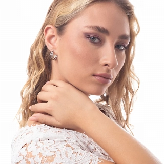 Σκουλαρίκια κρίκοι ατσάλινοι τριπλοί  20mm