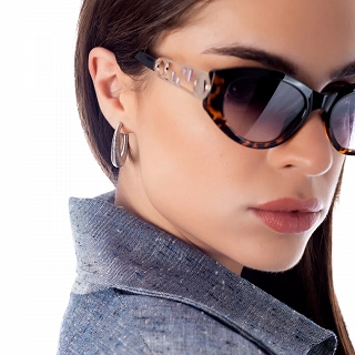 Oxzen σκουλαρίκια κρίκοι ατσάλινοι 30mm