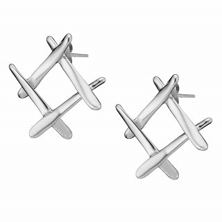 Oxzen σκουλαρίκι ατσάλινο καρφωτό