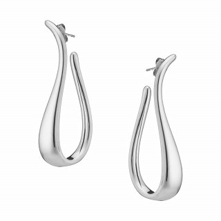 Oxzen ατσάλινος κρίκος μακρύς με ιδιαίτερο σχήμα