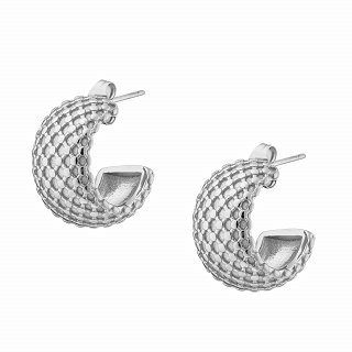 Oxzen ατσάλινος κρίκος χοντρός σαγρέ