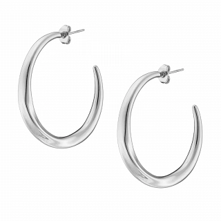 Σκουλαρίκι γυναικείο από ανοξείδωτο ατσάλι κρίκος