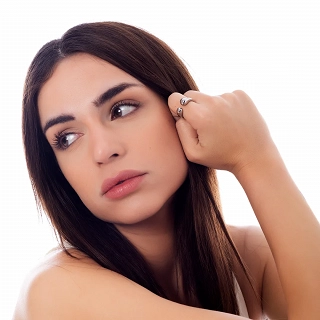 Oxzen γυναικείο δαχτυλίδι από ανοξείδωτο ατσάλι ανοιχτό