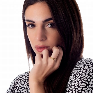 Oxzen γυναικείο δαχτυλίδι από ανοξείδωτο ατσάλι βέρα κυματιστή