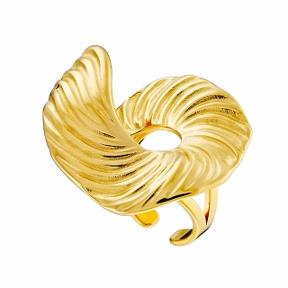 Δαχτυλίδι γυναικείο από ανοξείδωτο ατσάλι σπείρα free size