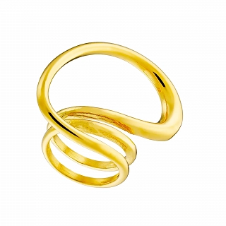 Δαχτυλίδι γυναικείο ατσάλινο με ιδιαίτερο σχέδιο