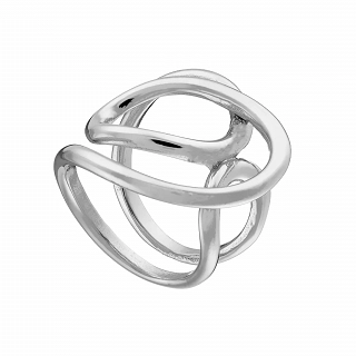 Δαχτυλίδι γυναικείο ατσάλινο με ιδιαίτερο σχέδιο