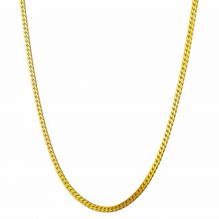 Oxzen ανδρική αλυσίδα ατσάλινη 4mm Gourmet