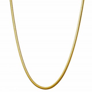 Oxzen ανδρική αλυσίδα ατσάλινη 4mm Snake