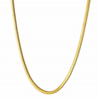 Oxzen ανδρική αλυσίδα ατσάλινη 4mm Snake