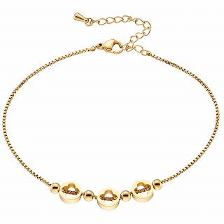 Oxzen αλυσίδα ποδιου ατσάλινη