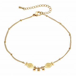 Oxzen αλυσίδα ποδιου ατσάλινη