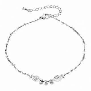 Oxzen αλυσίδα ποδιου ατσάλινη