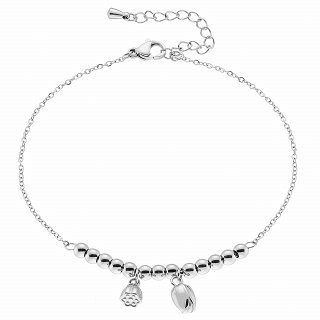 Oxzen αλυσίδα ποδιου ατσάλινη