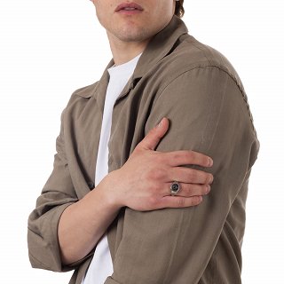 Oxzen ατσάλινο ανδρικό δαχτυλίδι με άγκυρα